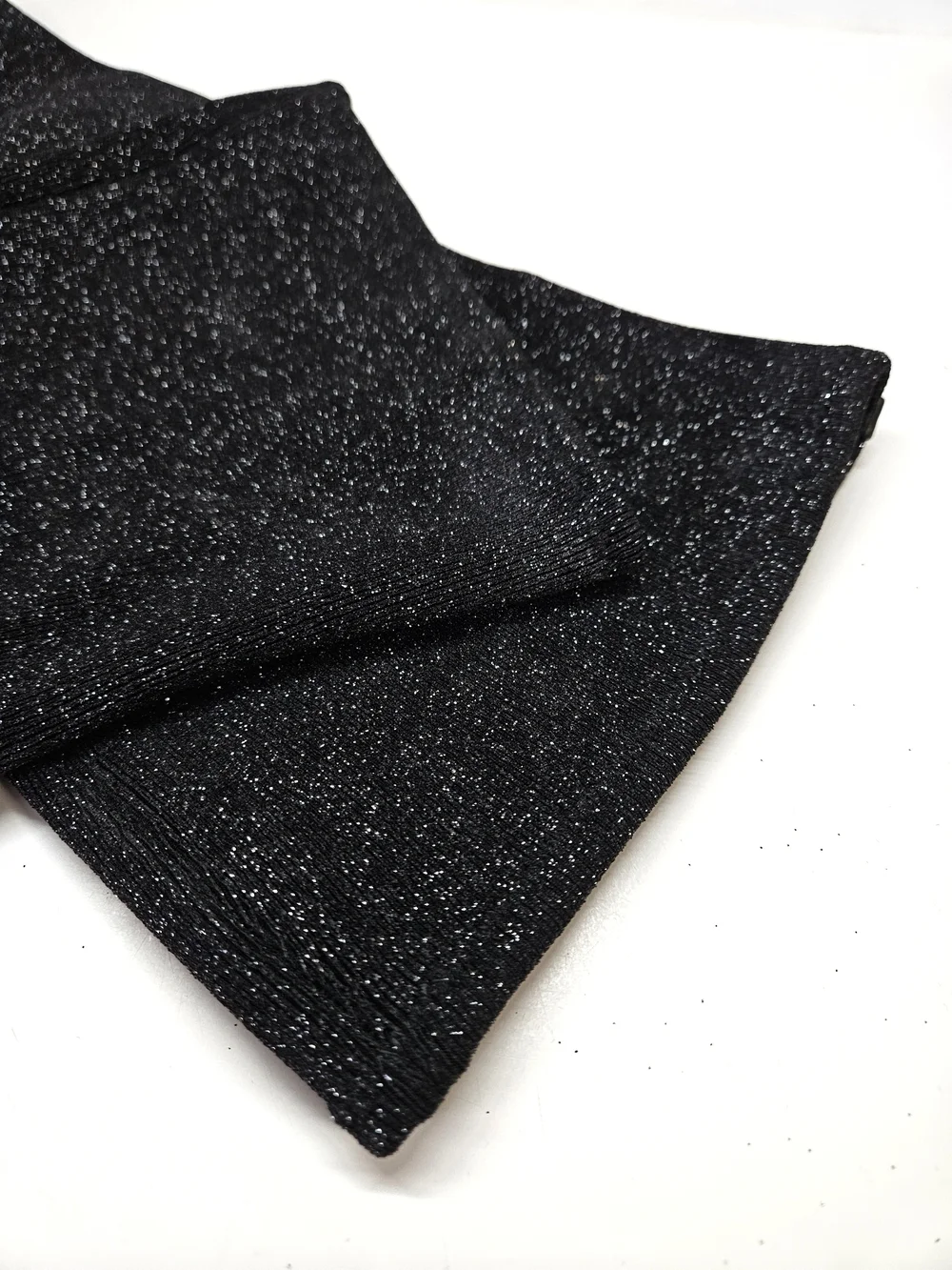 Giuseppe Zanotti Natalie Black Glitter Stretch Over the Knee Sock Boots Size 40
